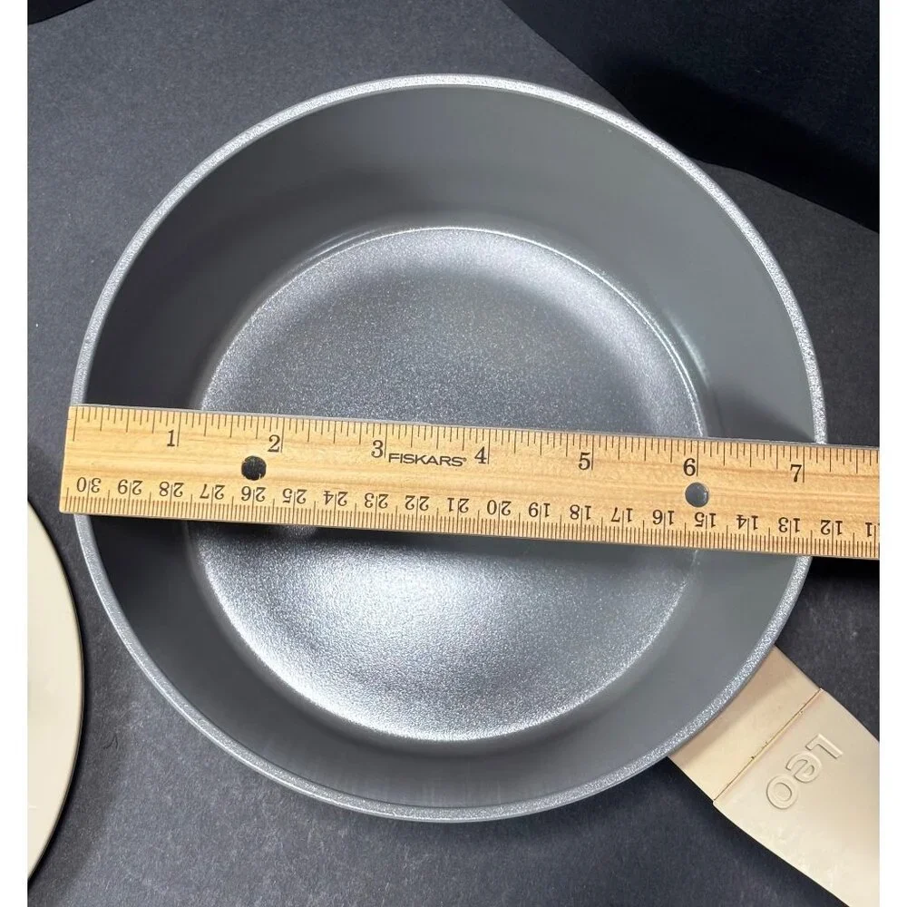 BergHOFF Leo Nonstick 1 1/2 qt Saucepan With Lid Beige Aluminum Cookware